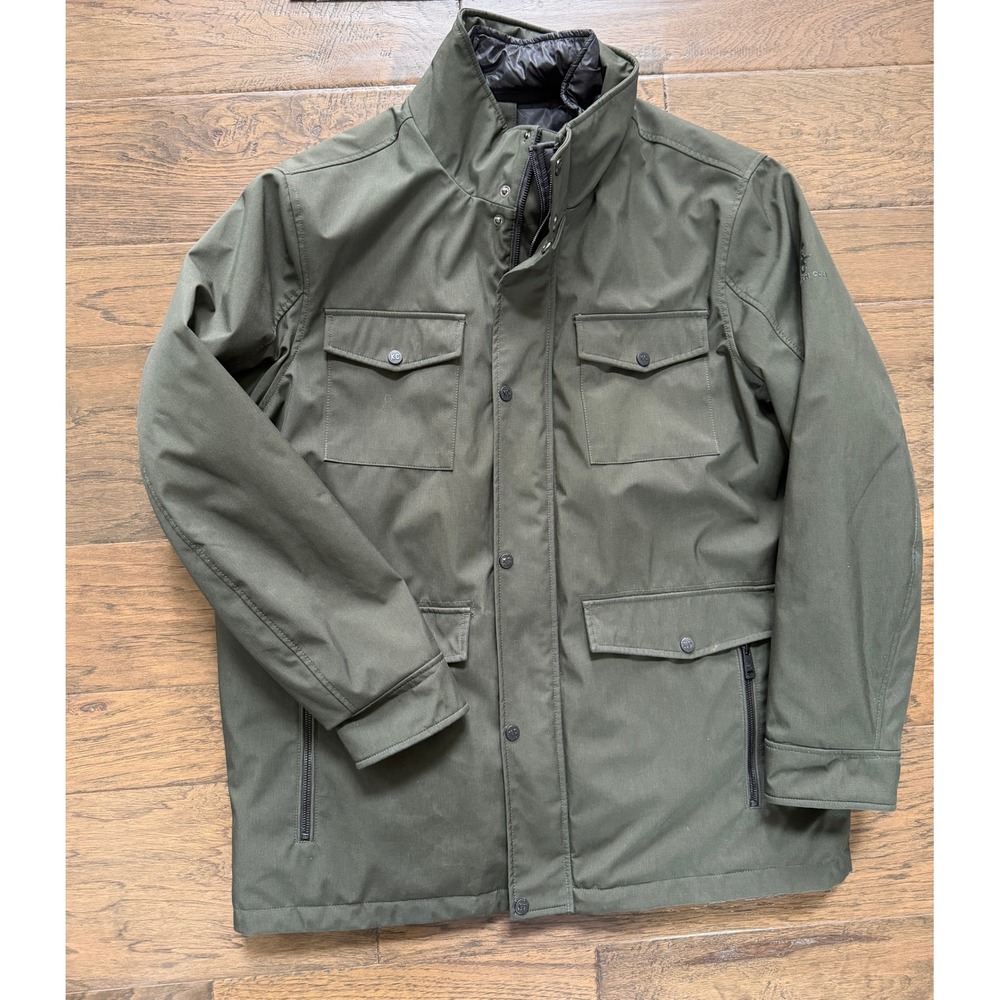 Kenneth Cole New York Men's Green Jacket XL Removable Lining Outerwear